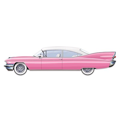 Beistle Jointed 50s Cruisin Car; 6, 2/Pack