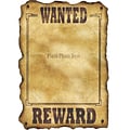 Beistle 17 x 12 Western Wanted Sign; 9/Pack