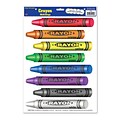 Beistle 12 x 17 Crayons Peel N Place Sticker; 24/Pack