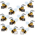 Beistle 5 Message Bees Cutouts; 70/Pack