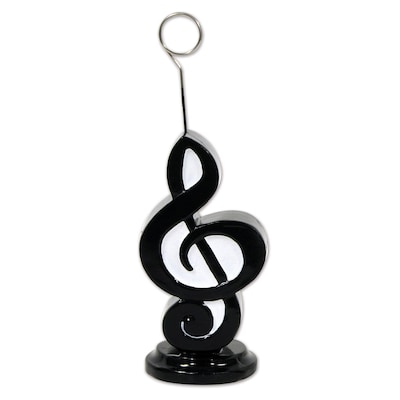 Beistle 6 oz. Musical Note Photo/Balloon Holder; 3/Pack