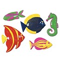Beistle 11 1/2 - 13 3/4 Plastic Tropica Fish; Assorted, 10/Pack