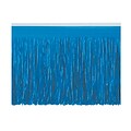 Beistle 15 x 10 6-Ply Tissue Fringe Drape; Blue, 2/Pack