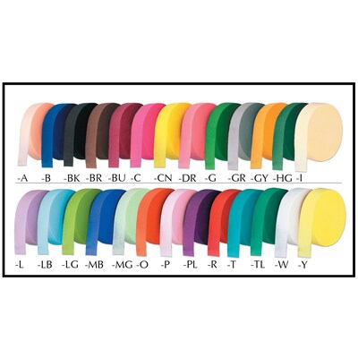 Beistle 85 Festive Crepe Streamer; Light Blue, 7/Pack
