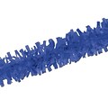 Beistle 25 Tissue Festooning Garland; Medium Blue, 4/Pack