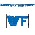 Beistle Foil Happy Fathers Day Streamer; 4 1/4 x 6 3