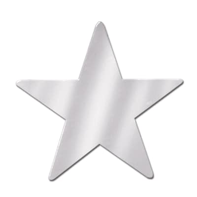 Beistle 9 Foil Star Cutouts, Silver, 13/Pack (55838-S)