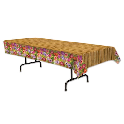 Beistle 54 x 108 Luau Tablecover; 2/Pack