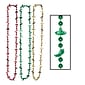 Beistle Fiesta Beads Necklace; 33", Red/Gold/Green