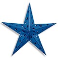 Beistle 24 Foil Dimensional Star; Blue, 3/Pack