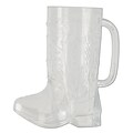 Beistle 6 1/2 17 oz. Cowboy Boot Mug; Clear, 3/Pack