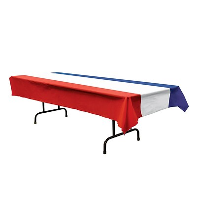 Beistle Tablecover, Red/White/Blue, 3/Pack (57940-RWB)
