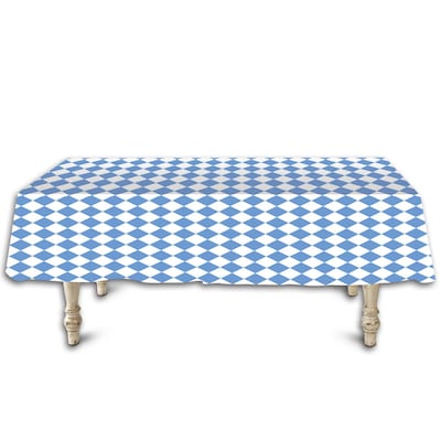 Beistle Oktoberfest Tablecover, Blue/White, 2/Pack (57941)