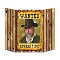 Beistle 3 1 x 25 Wanted Poster Photo Prop; 2/Pack