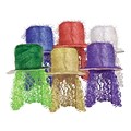 Beistle Tinsel Top Hat With Curly Wig, One Size, Assorted