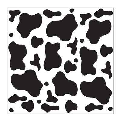 Beistle 22 x 22 Cow Print Bandana