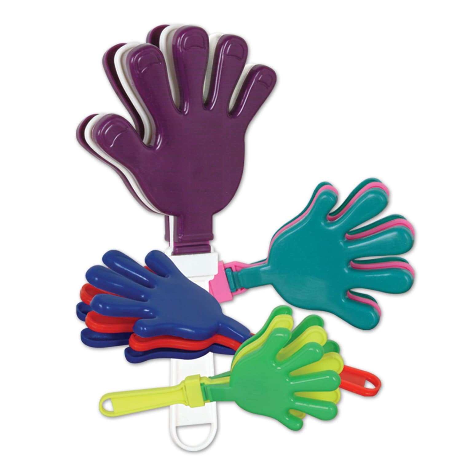 Beistle 7 1/2 Hand Clappers; 12/Pack