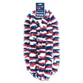 Beistle 2 x 36 Soft-Twist Patriotic Poly Lei; Red/White/Blue, 16/Pack