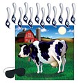 Beistle 17 x 18 1/4 Pin The Tail On The Cow Game; 7/Pack