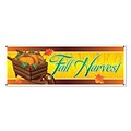 Beistle 5 x 21 Fall Harvest Sign Banner; 3/Pack