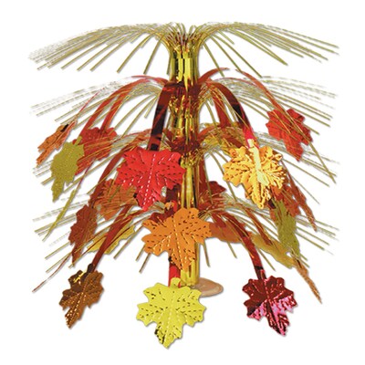 Beistle 18 Fall Leaves Cascade Centerpiece; 3/Pack