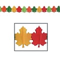 Beistle 9 x 12 Fall Leaf Garland; 3/Pack