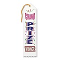 Beistle 2 x 8 Grand Prize Winner Award Ribbon; White, 9/Pack