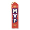 Beistle 2 x 8 MVP Award Ribbon; 9/Pack