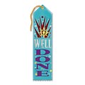 Beistle 2 x 8 Well Done Award Ribbon, Blue, 9/Pack (AR182)