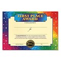 Beistle First Place Award Certificate; 5 x 7