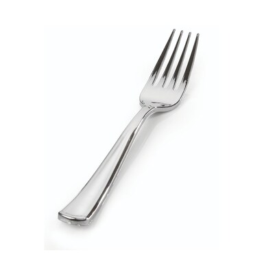 Silver Secrets Plastic Cutlery Bagged Forks Full Size