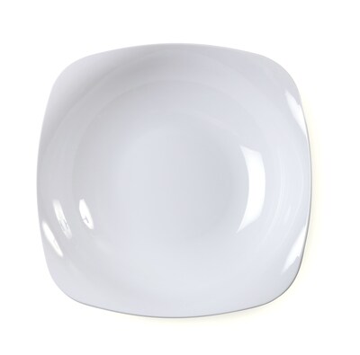 Renaissance Plastic Rounded Square China-Like Bowl 12 Oz