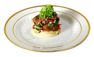 Silver Splendor Plastic Gold Round China Like Plate,  9", 120/Case