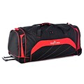 Olympia Rolling Duffel Mammoth, Black/Red