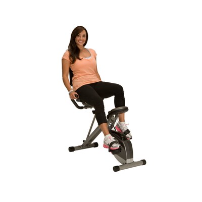 exerpeutic gold 525xlr folding 400 lb maximum capacity recumbent exercise bike