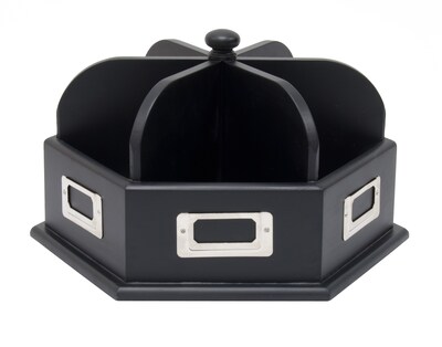 Studio Designs 12" x 12" Wood Desk Carousel