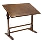 Studio Designs Solid Hard Wood Vintage Drafting Table, 42"