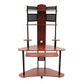 Calico Designs 47.25 x 74 Wood Arch Tower, Cherry/Black