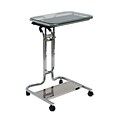 Calico Designs 37 Metal Adjustable Laptop Cart, Clear