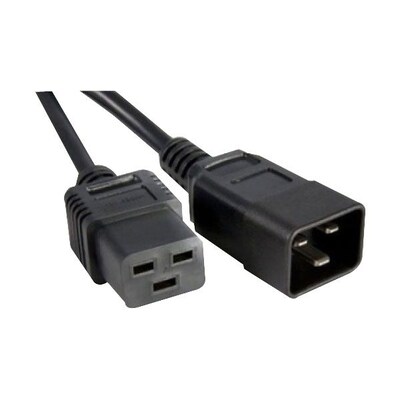 Unirise SJT C19/C20 High End Data Center Rated Power Cord, 12 AWG, 2
