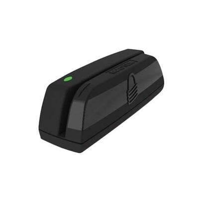 MAGTEK® Centurion Dynamag MSR USB HID Triple Track Magnetic Stripe Reader, Black