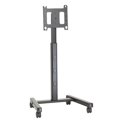 Chief Large Flat Panel Mobile Cart Adjustable Monitor Stand, Up to 71, Black (PFCUB)
