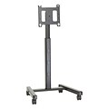 Chief Large Flat Panel Mobile Cart Adjustable Monitor Stand, Up to 71, Black (PFCUB)