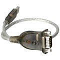Iogear® 1 USB 1.1 DB-9 Male To Type A Male RS-232 Serial Adapter