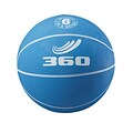 360 Athletics Rubber Playground Basketball, Blue/White