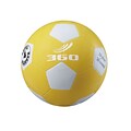 360 Athletics Rubber Playground Soccer Ball, 4 Yellow