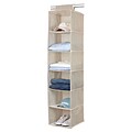 Simplify 6 Sweater Organizer Non-woven Shelf, Faux Jute