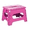 Simplify Folding Step Stool; Fuchsia