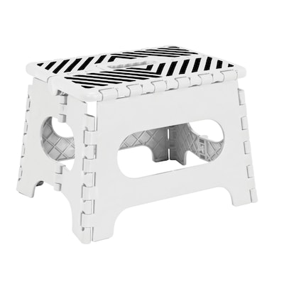 Simplify Folding Step Stool; White