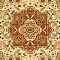 Safavieh Lyndhurst Collection Ivory and Rust Area Rug Polypropylene, 8 x 11